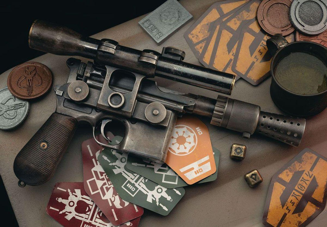 Han Solo’s DL-44 Blaster: A Star Wars Icon - Outer Rim Props LLC