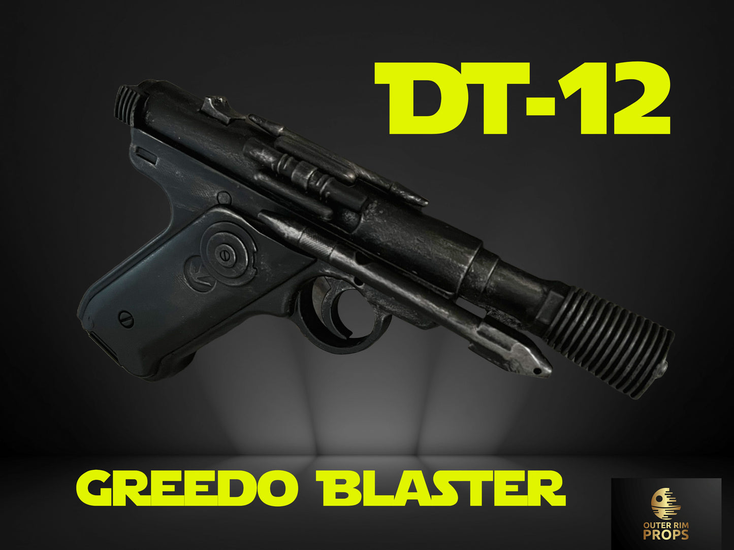 Greedo DC-12 | Authentic Star Wars Prop - Outer Rim Props LLC