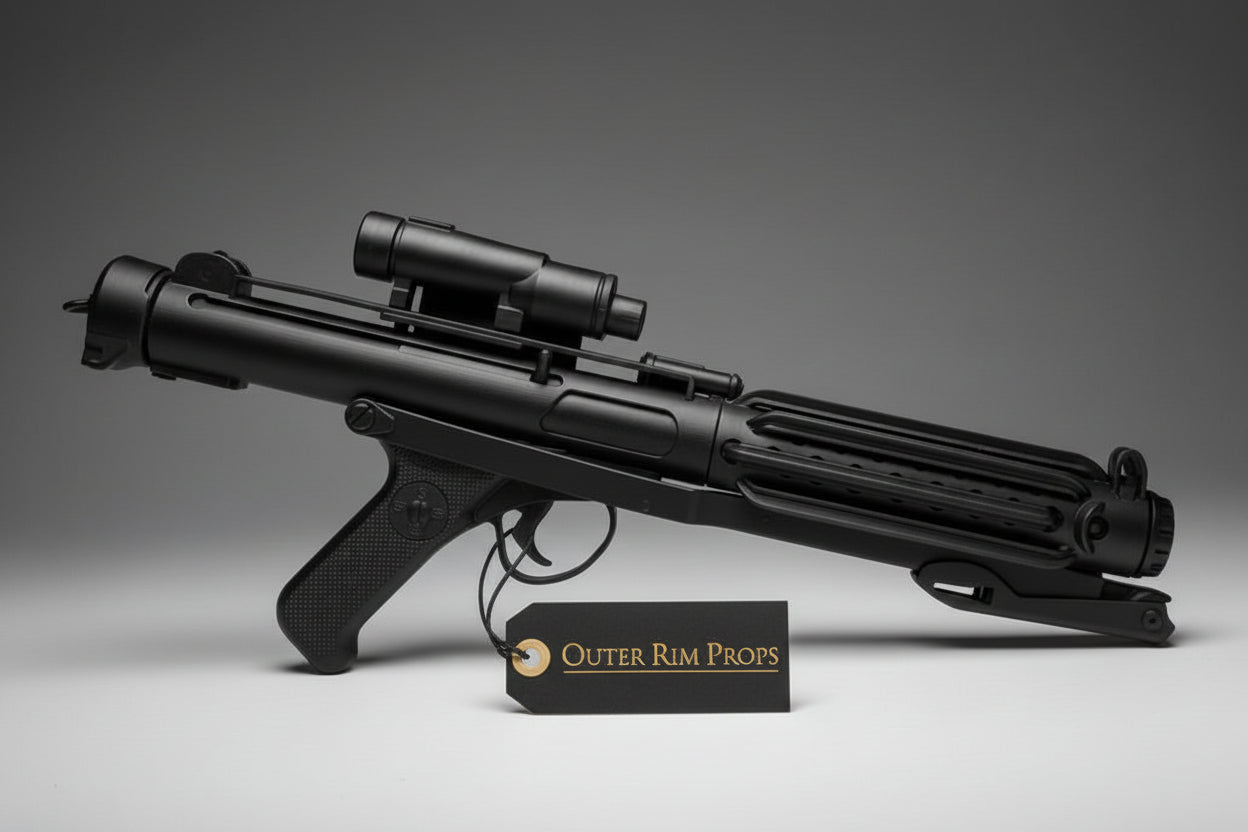 Outer Rim Props trooper-inspired blaster replica with high-detail components.
