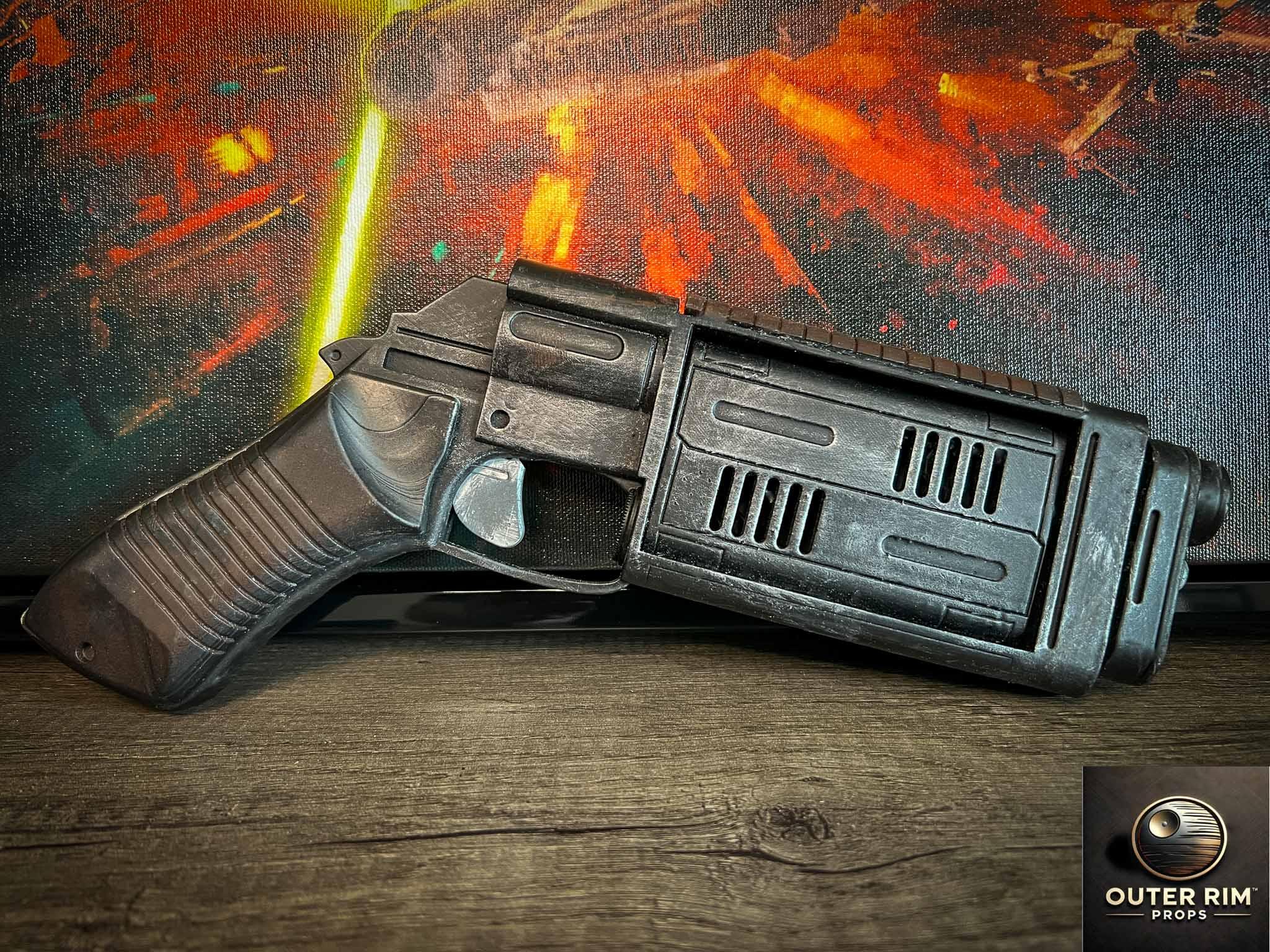 Cassian Andor’s Bryar MW-20 Blaster Replica - Outer Rim Props LLC