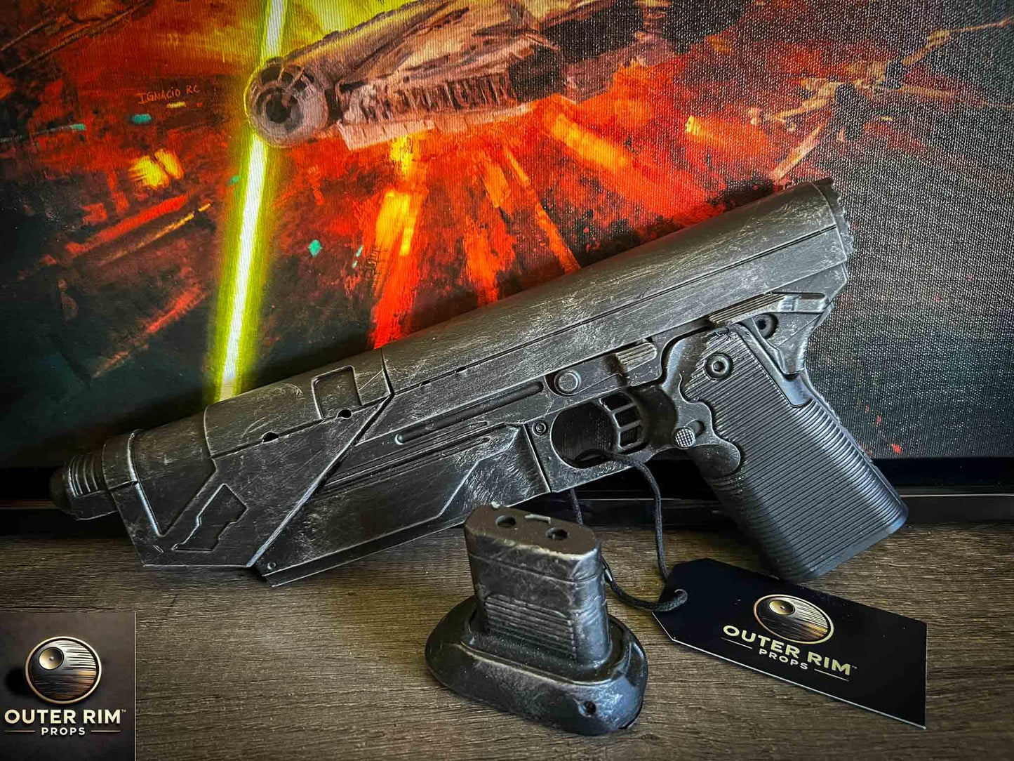 Bo-Katan Westar Blaster | Authentic Star Wars Prop - Outer Rim Props LLC