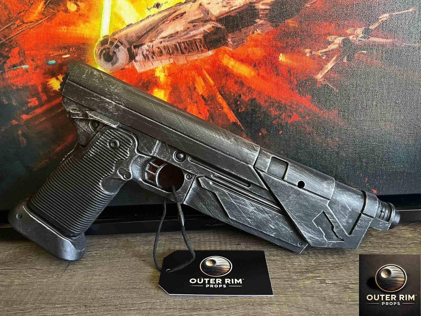 Bo-Katan Westar Blaster | Authentic Star Wars Prop - Outer Rim Props LLC