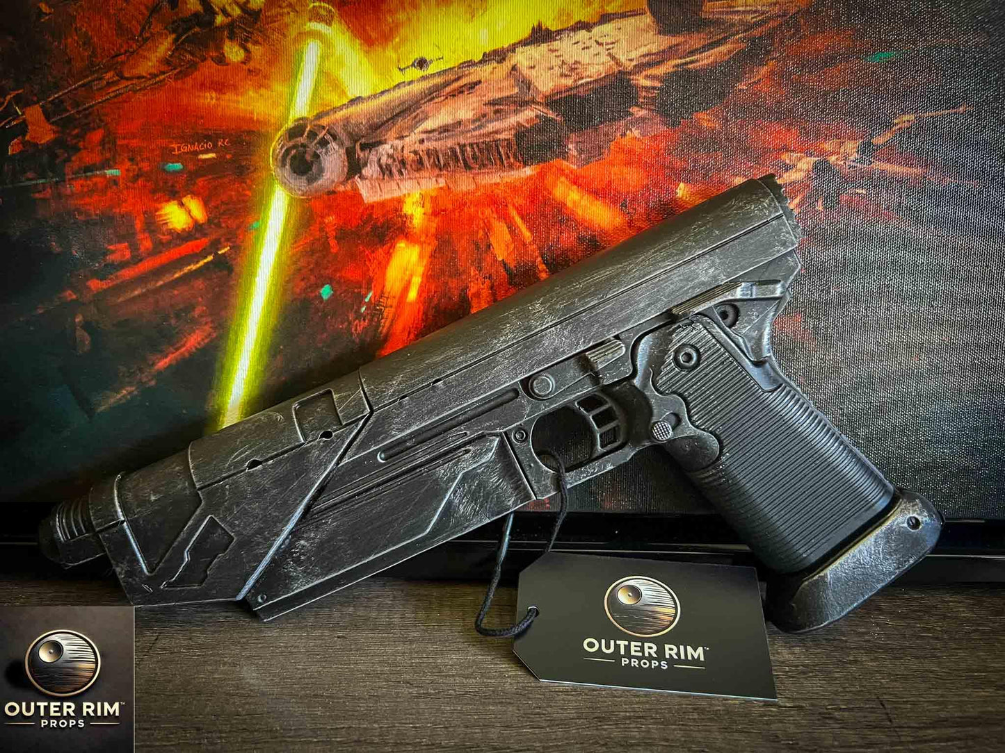Bo-Katan Westar Blaster | Authentic Star Wars Prop - Outer Rim Props LLC