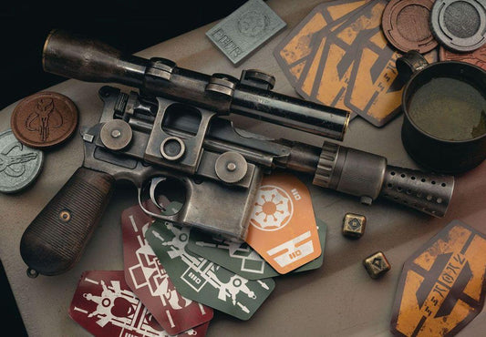 Han Solo’s DL-44 Blaster: A Star Wars Icon - Outer Rim Props LLC
