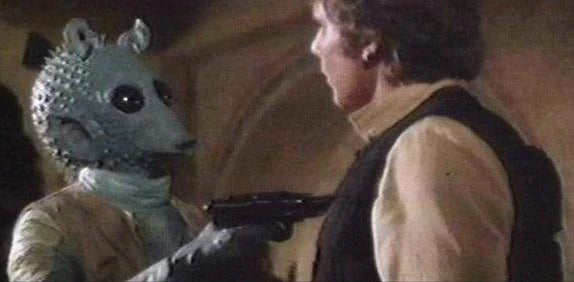 Greedo DC-12 | Authentic Star Wars Prop - Outer Rim Props LLC