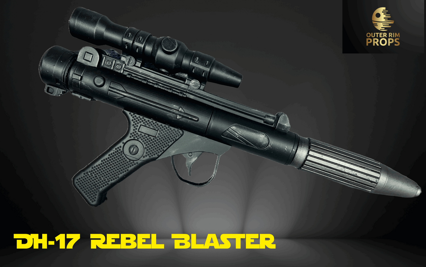 Rebel DH-17 Blaster | Authentic Star Wars Prop - Outer Rim Props LLC