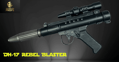 Rebel DH-17 Blaster | Authentic Star Wars Prop - Outer Rim Props LLC