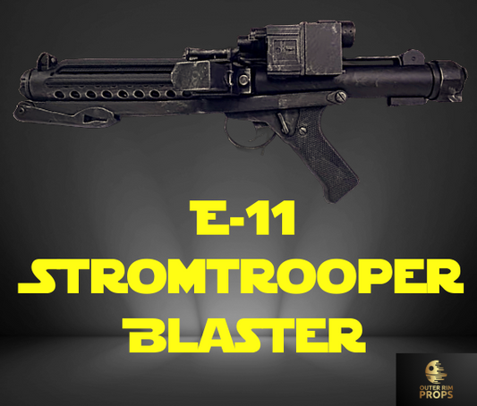 Stormtrooper E-11 Blaster - screen accurate Star Wars A New Hope (501st approved)