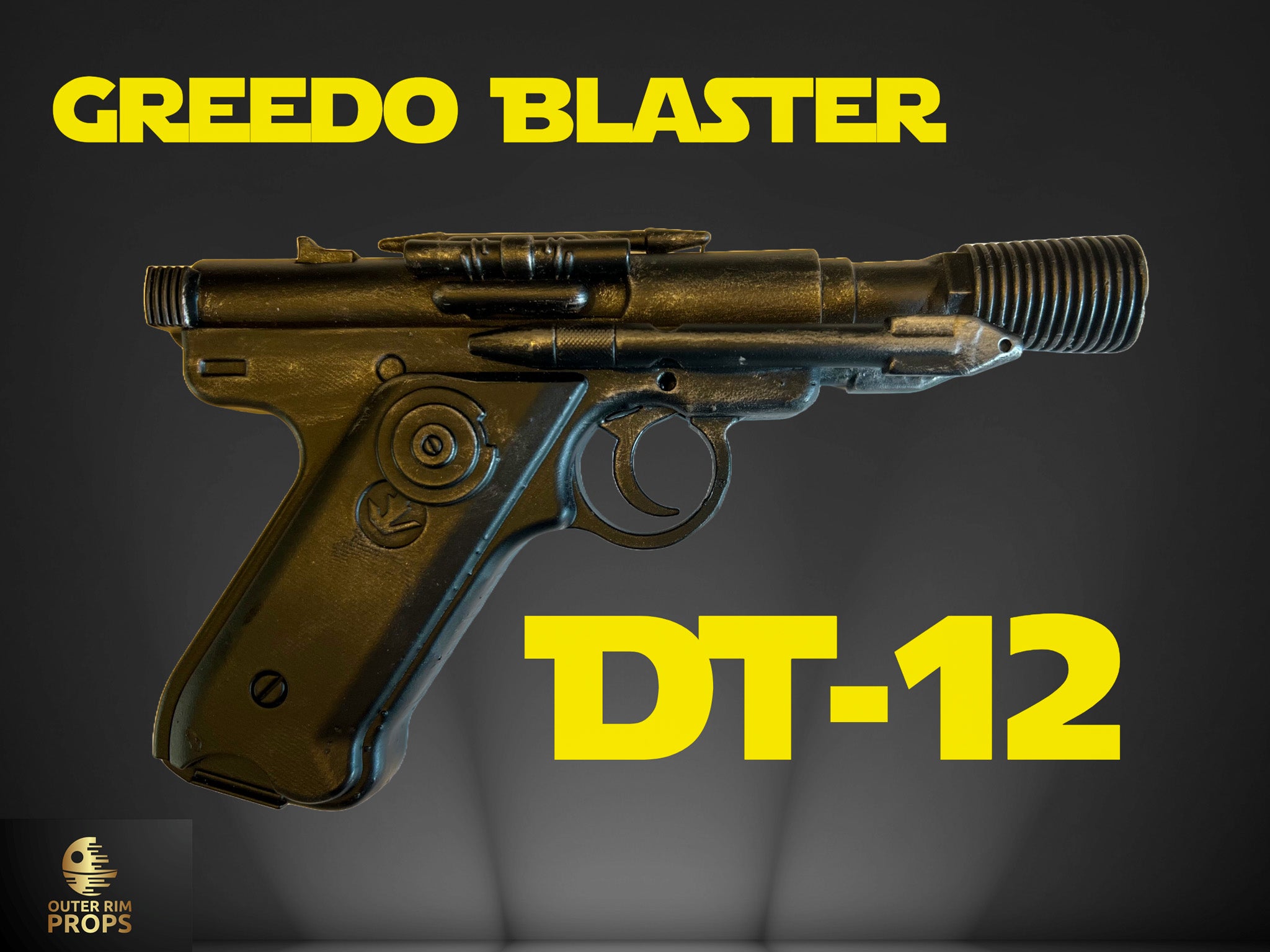 Greedo DC-12 | Authentic Star Wars Prop - Outer Rim Props LLC