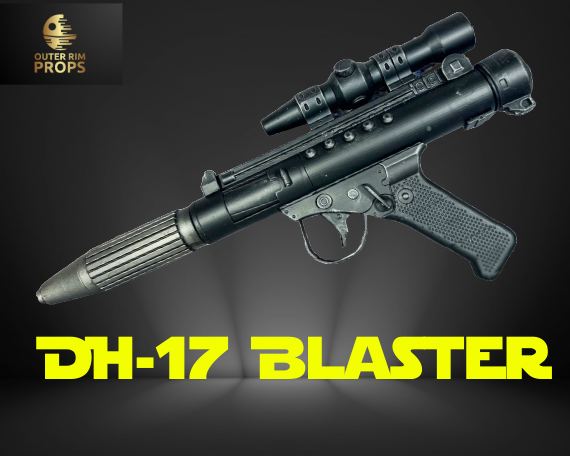 Rebel DH-17 Blaster | Authentic Star Wars Prop - Outer Rim Props LLC