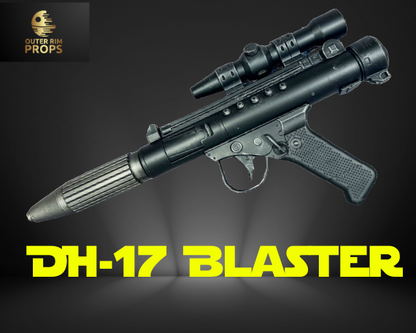 Rebel DH-17 Blaster | Authentic Star Wars Prop - Outer Rim Props LLC