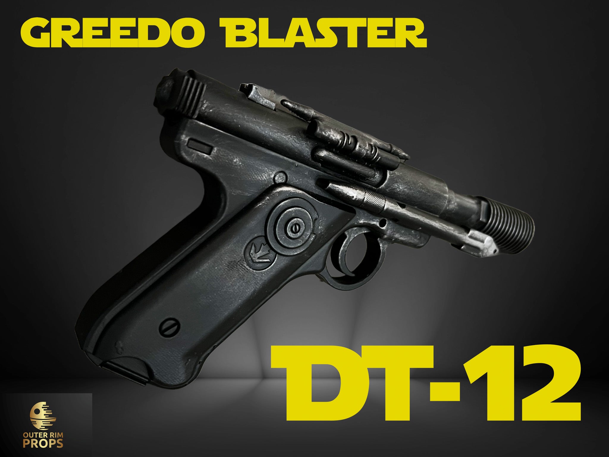 Greedo DC-12 | Authentic Star Wars Prop - Outer Rim Props LLC