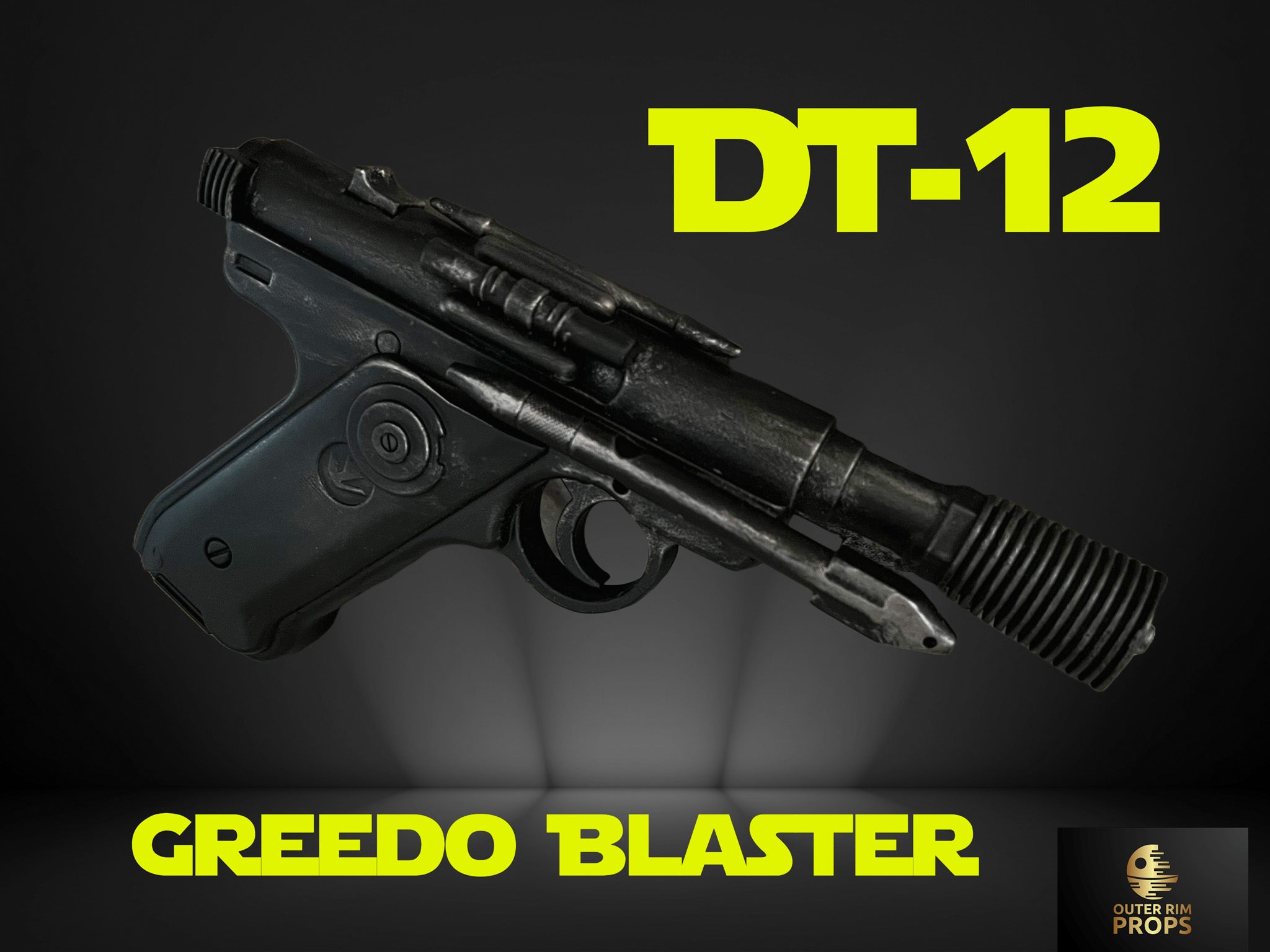 Greedo DC-12 | Authentic Star Wars Prop - Outer Rim Props LLC