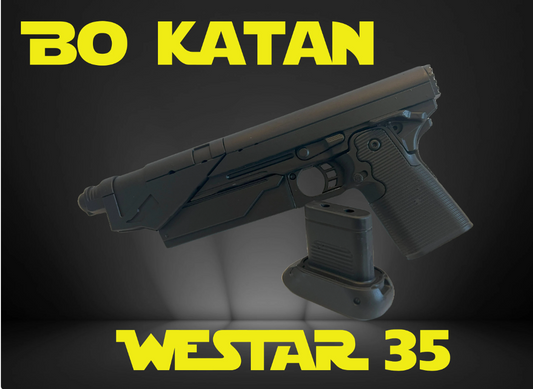 Authentic Bo Katan Westar 35 Blaster - Limited Edition