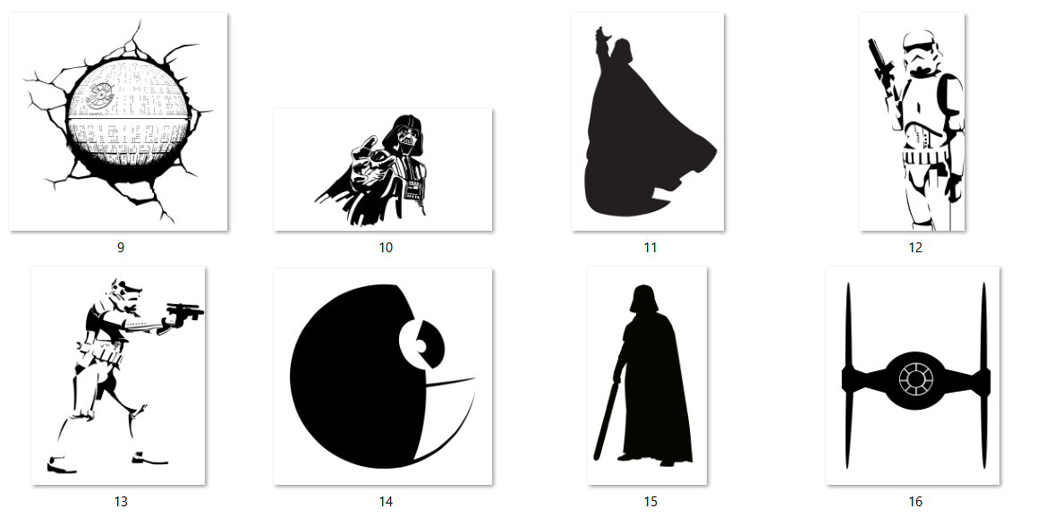 Empire  Slate Coasters – Star Wars Inspired Engraved Drink Coasters