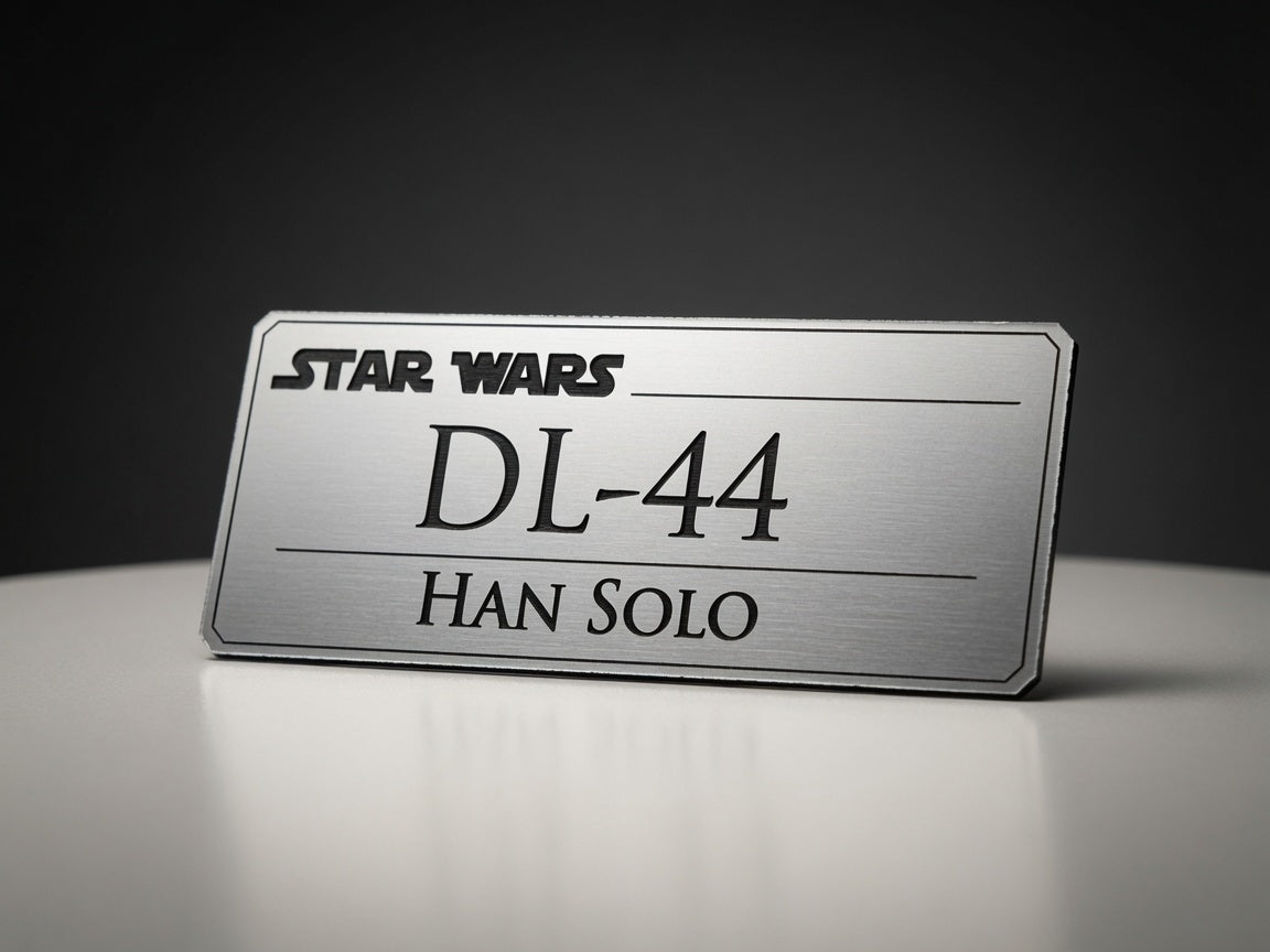 Blaster display nameplate — Weapon Edition, product photo 1, Outer Rim Props
