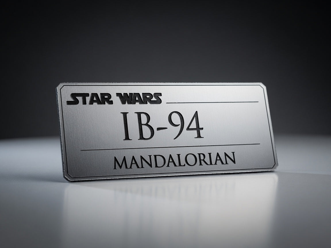 Blaster display nameplate — Weapon Edition, product photo 5, Outer Rim Props