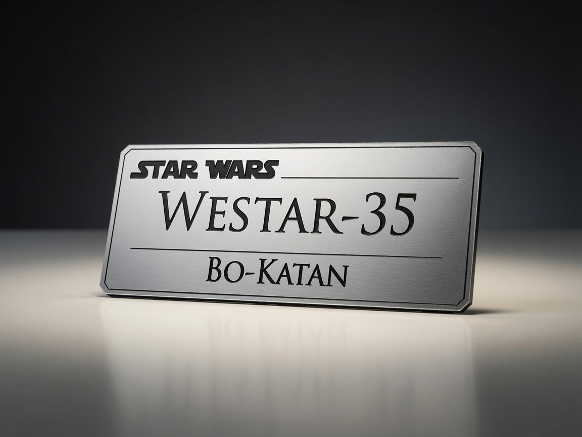 Blaster display nameplate — Weapon Edition, product photo 7, Outer Rim Props