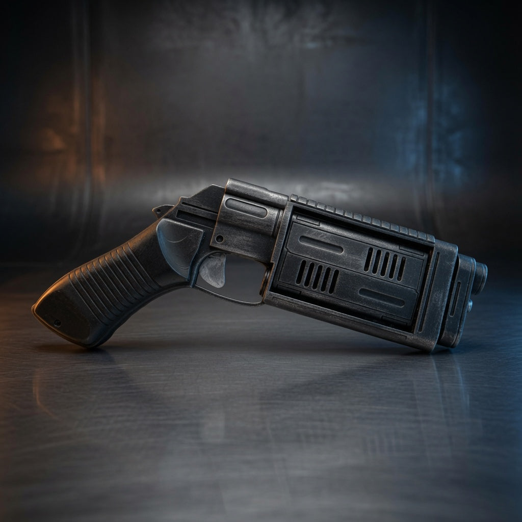 Cassian Andor Bryar Blaster Replica Side Profile – Outer Rim Props