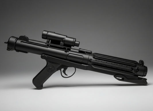 Outer Rim Props trooper-inspired blaster replica with high-detail components.