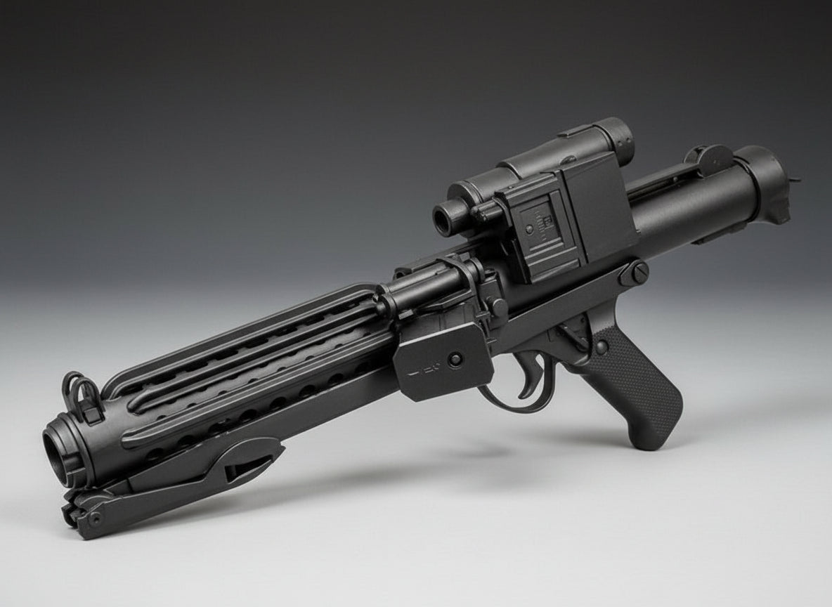 E-11 Stormtrooper blaster replica, hand-finished resin prop by Outer Rim Props