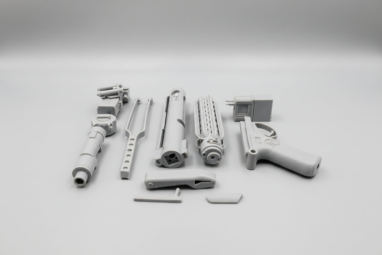 DIY E-11 Stormtrooper Blaster Kit – Raw Cast Resin Components, Outer Rim Props