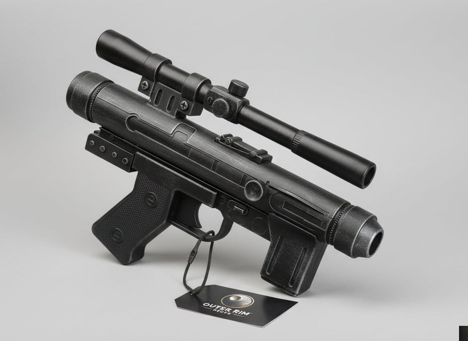 DIY SE-14R Imperial Blaster Kit – Unassembled Resin Kit, Outer Rim Props