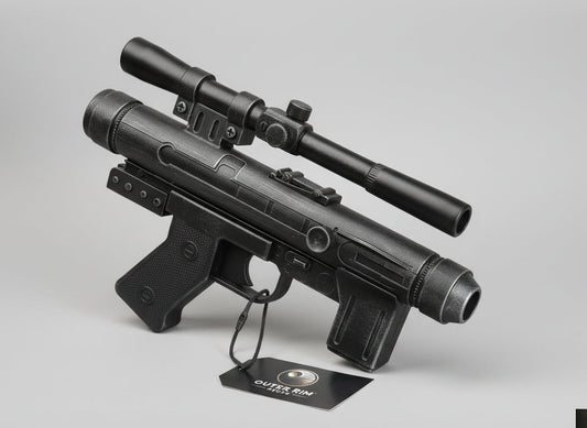 DIY SE-14R Imperial Blaster Kit – Unassembled Resin Kit, Outer Rim Props
