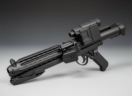 E-11 Stormtrooper Blaster Replica – Hand-Finished Resin, Actual Product Photo
