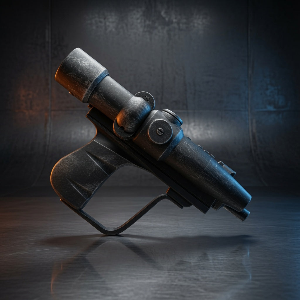 EC-17 Blaster Replica Side Profile – Scope and Barrel Detail
