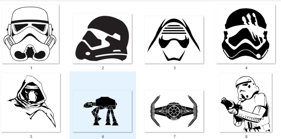 Empire-inspired slate coaster, engraving design option 1 of 8, Outer Rim Props