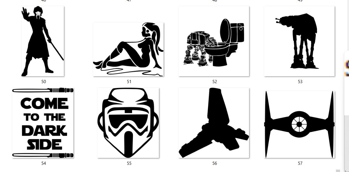 Empire-inspired slate coaster, engraving design option 7 of 8, Outer Rim Props
