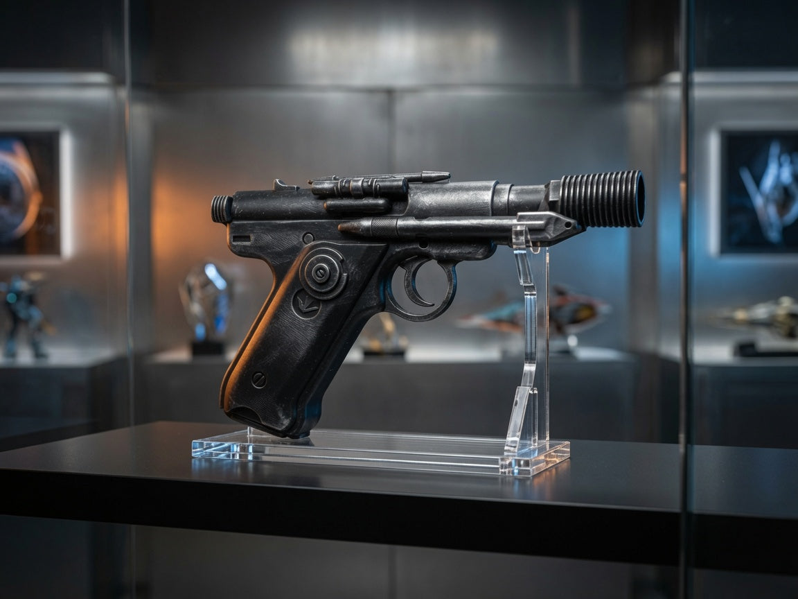 Greedo DT-12 heavy blaster replica, hand-painted finish, Outer Rim Props