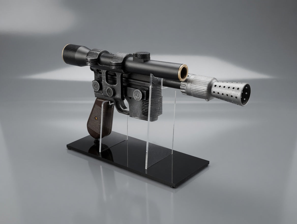 DL-44 Blaster Display Stand | Outer Rim Props