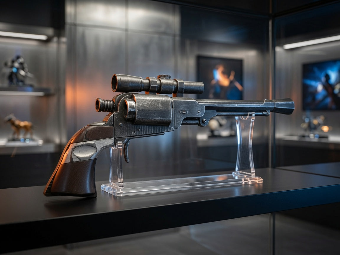 Cad Bane LL-30 blaster replica, hand-painted weathered finish, Outer Rim Props