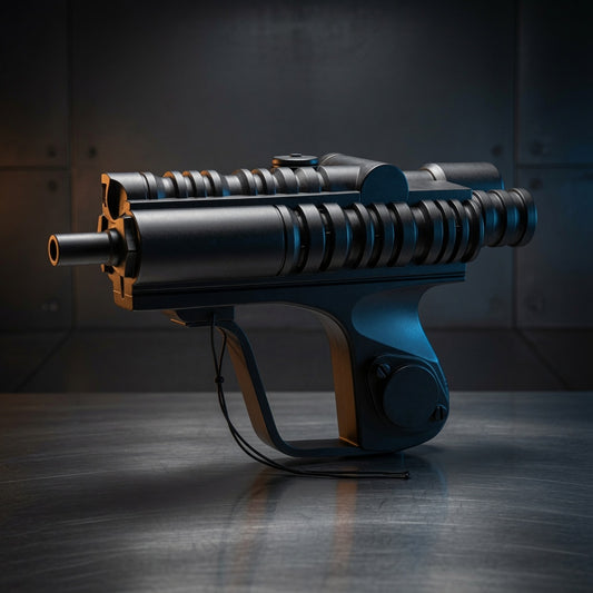 EC-17 scout trooper hold-out blaster replica, compact black finish, Outer Rim Props