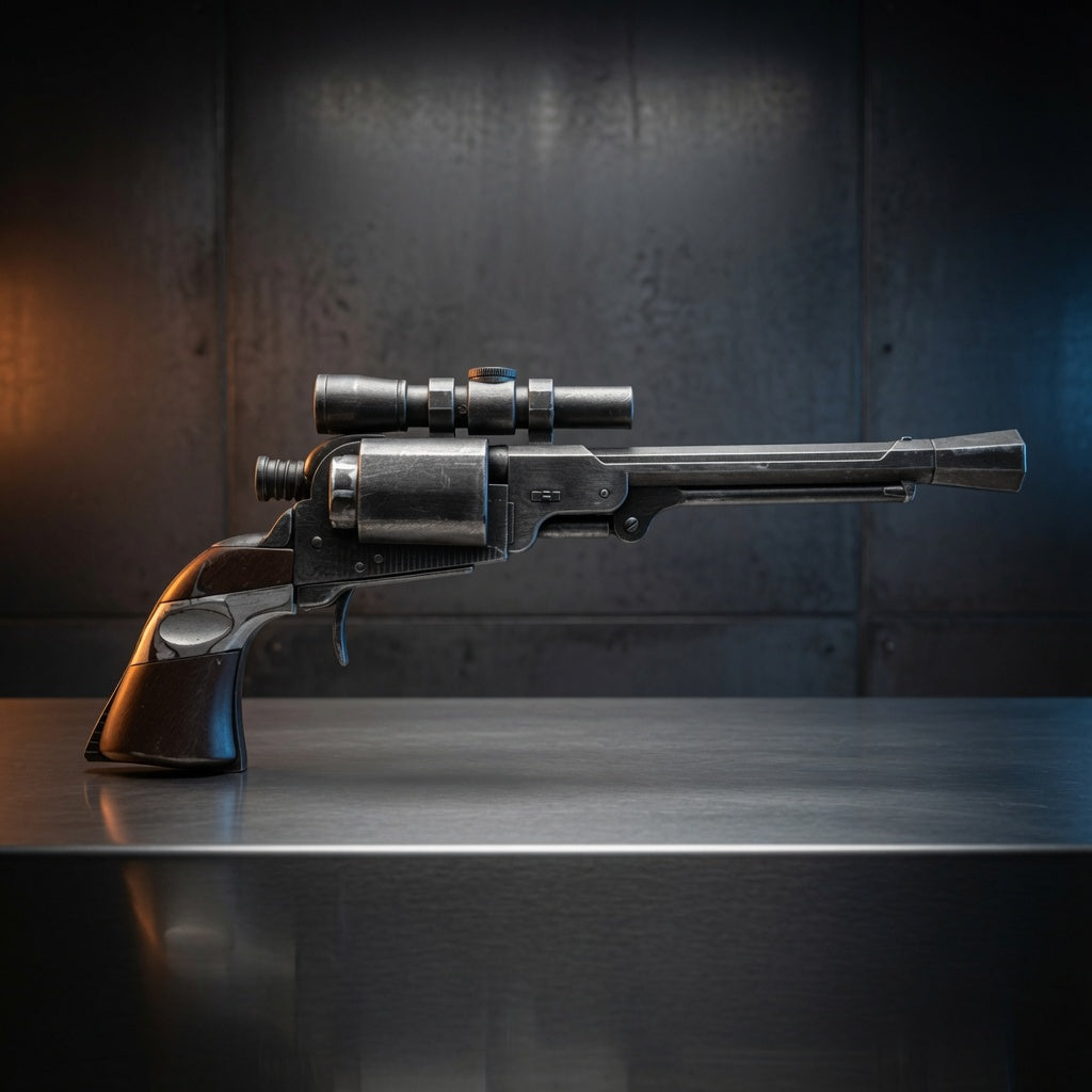 Cad Bane LL-30 blaster replica detail view, Outer Rim Props