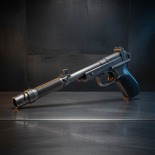 Princess Leia Defender sporting blaster replica, polished finish, Outer Rim Props