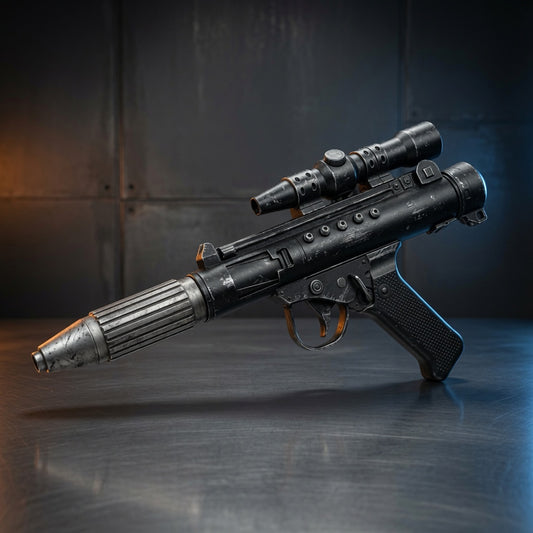 DH-17 Rebel blaster pistol replica, black military finish, Outer Rim Props