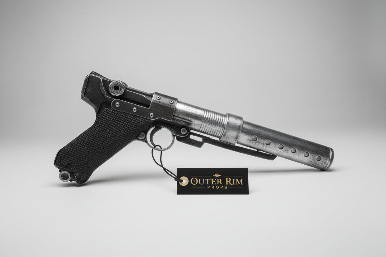 Jyn Erso A-180 Blaster Replica – Actual Product Photo, Outer Rim Props
