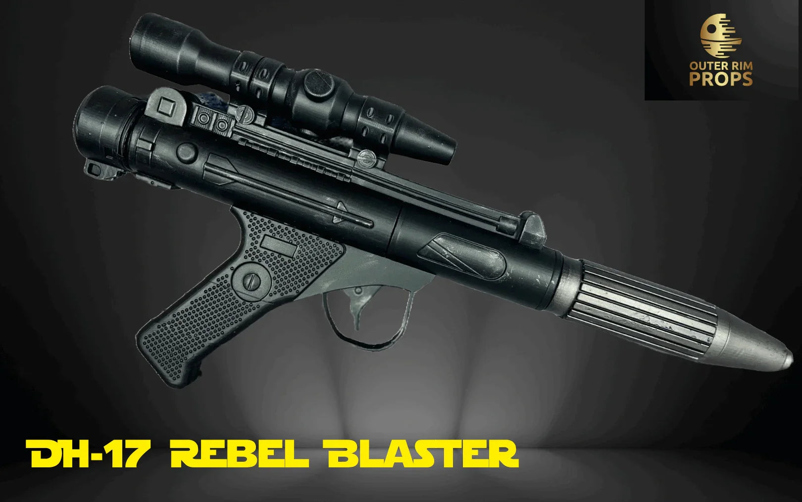 Rebel DH-17 Blaster | Authentic Star Wars Prop - Outer Rim Props LLC