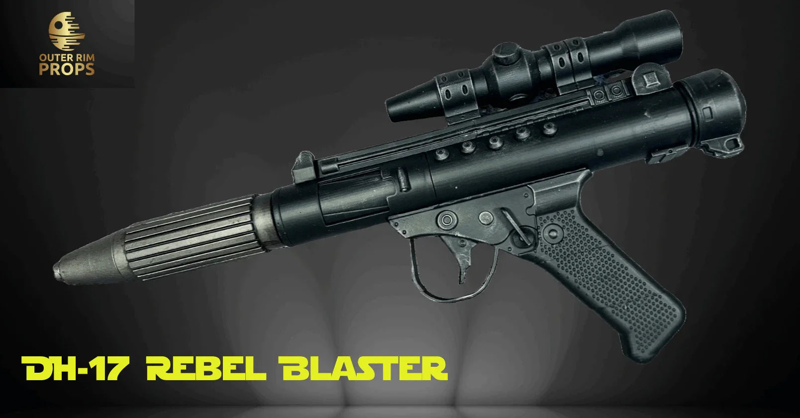Rebel DH-17 Blaster | Authentic Star Wars Prop - Outer Rim Props LLC