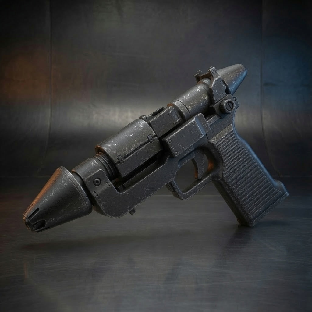 Thrawn RK-3 Blaster Detail View – Screen-Accurate Resin Prop